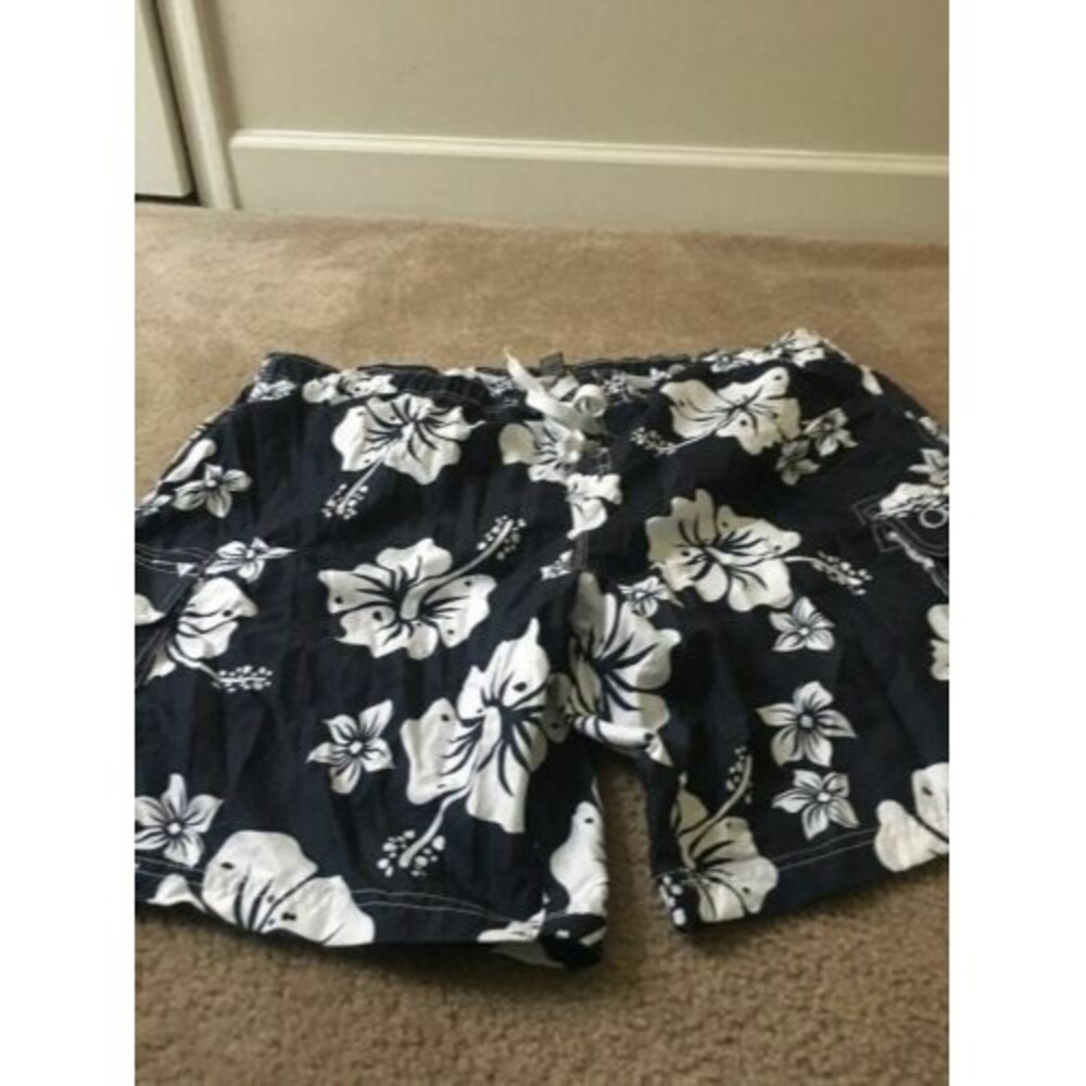 Op Big Men's Floral Print Swim Board Shorts Lined Size 3XL Multicolor - Picture 1 of 6